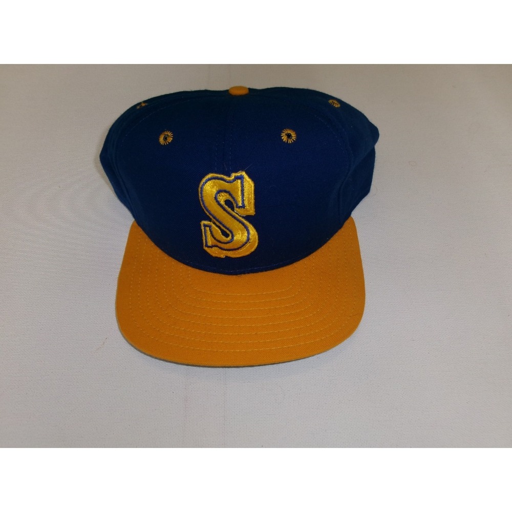 MARINERS 7 3/8 NEW ERA FITTED  GOLF BEACH  Y2K 00S HAT CAP VINTAGE S3